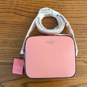 Kate Spade Pink Crossbody Bag with Structured Design